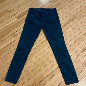 AG denim blue super skinny ankle